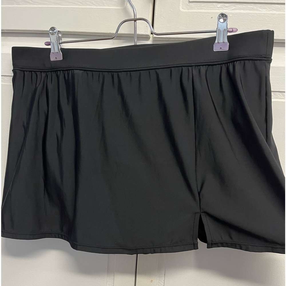 Aqua Green Swim Bottoms. Swimsuit Black size X-Large